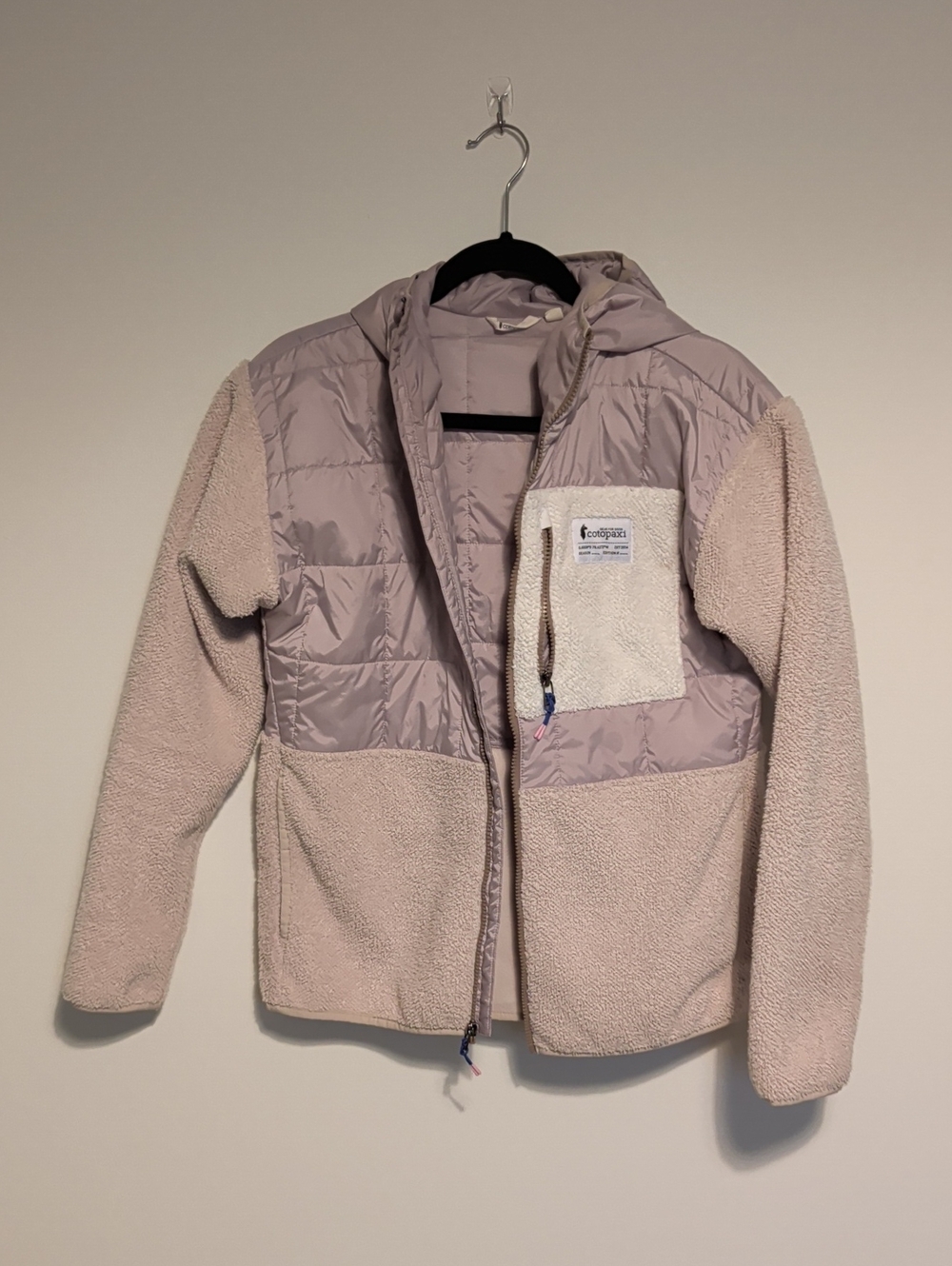 Cotopaxi Hooded Puff & Fleece Jacket - Cream